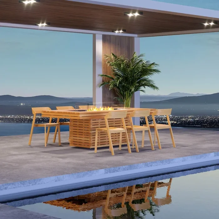 Gin 90 Dining Fire Pit Table