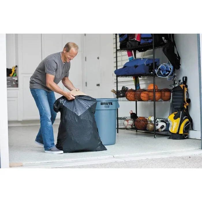 Glad 70-Pack 30-Gallon Black Plastic Can Trash Bag