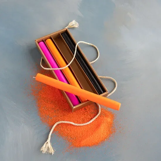 Glitterville – Halloween Taper Candle Set