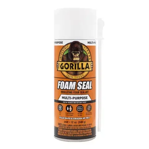 Gorilla Gray Foam Multipurpose Insulating Sealant 12 oz