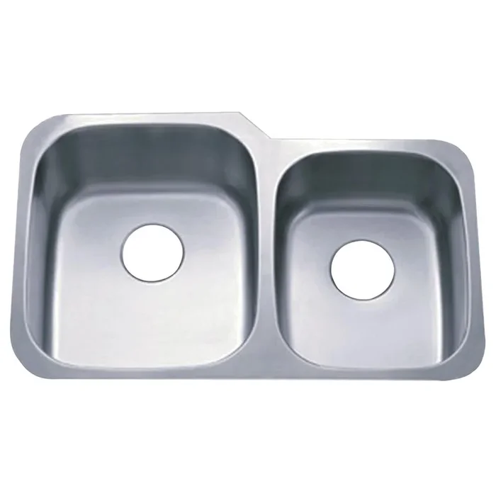 Gourmetier GKUD3221P Undermount Double Bowl Kitchen Sink