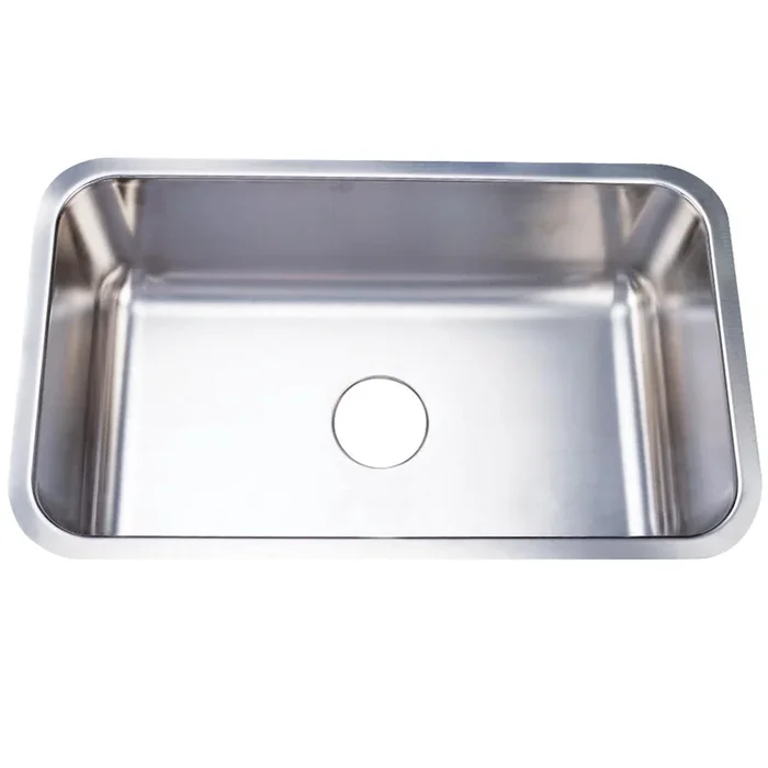 Gourmetier KU311810BN Undermount Single Bowl Kitchen Sink