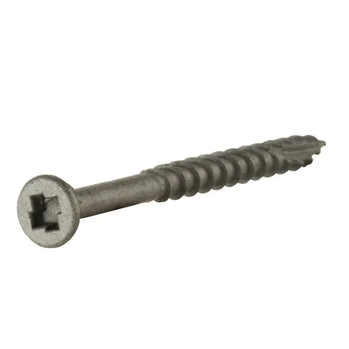 Grabber #8 1-1/2 in. Lox Flat-Head Wood Deck Screws