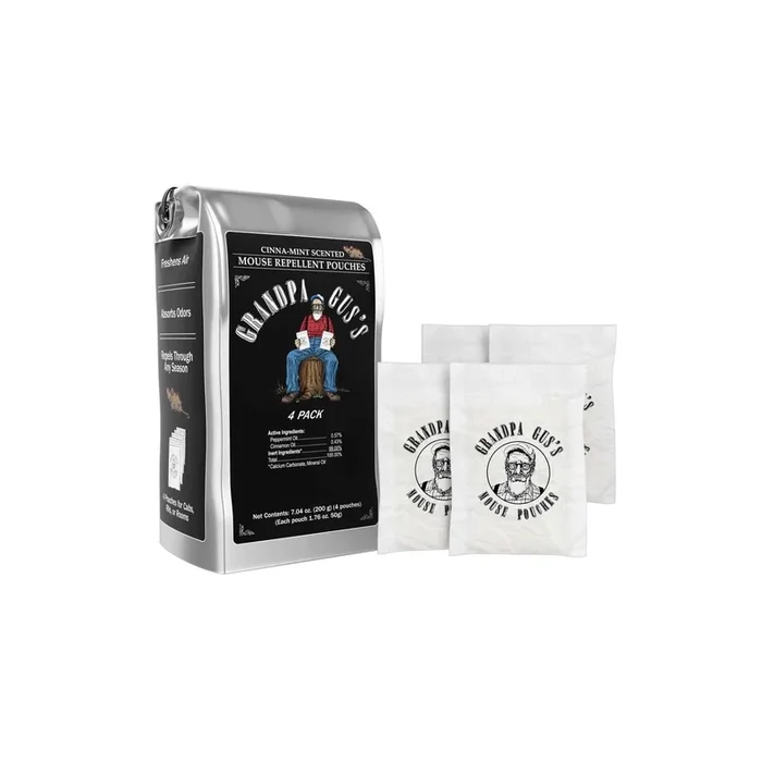Grandpa Gus’s Animal Repellent Scent Pouch For Mice 4 pk