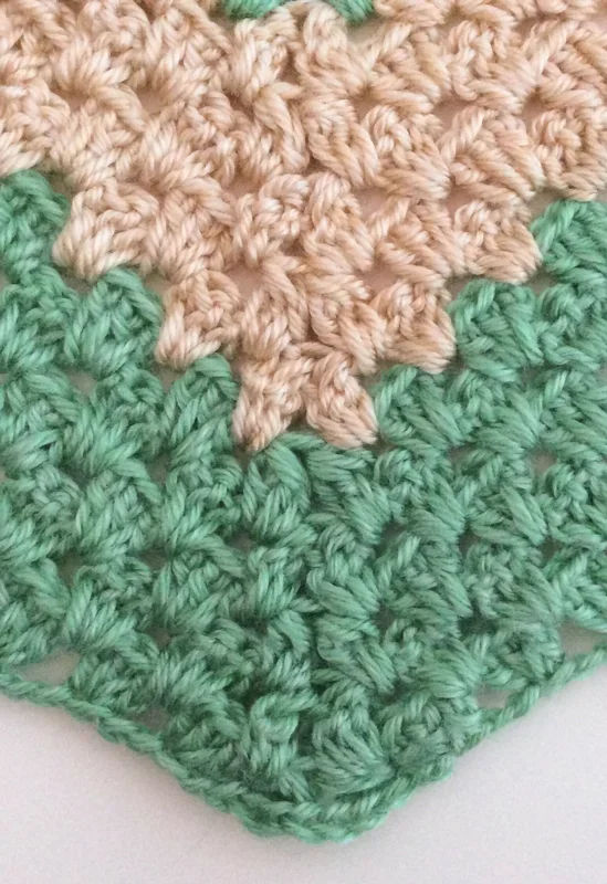 Granny Chevron Wrap (Crochet)