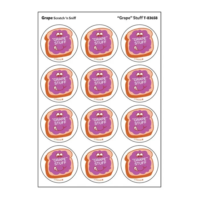 Grape Stuff/Grape Scent Stickers