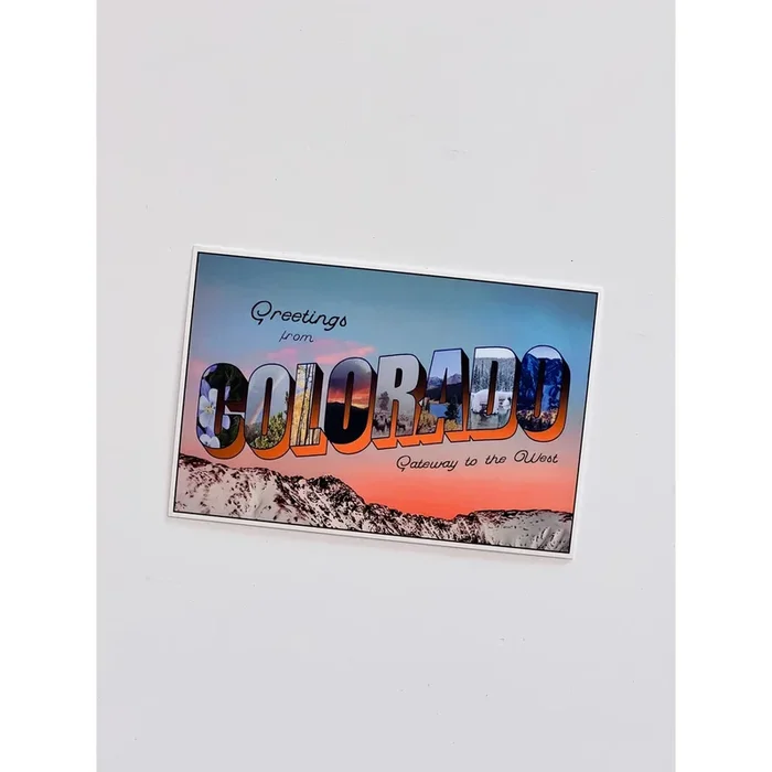 Greetings from Colorado Postcard
