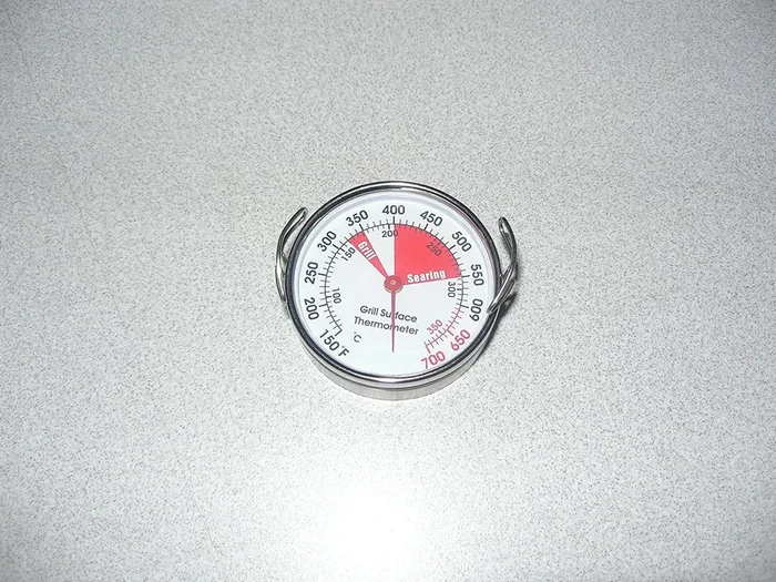 Grill Gear Surface Temperature Thermometer Gauge for Charcoal & Gas Grills