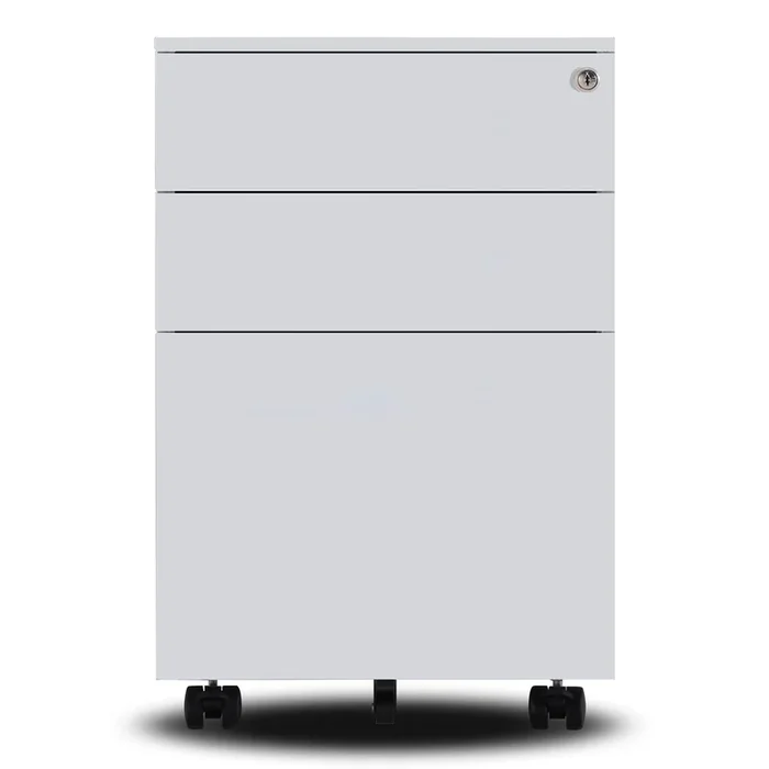 GZMR 3 Drawer File Cabinet White 3-Drawer 15.35-in File Cabinet