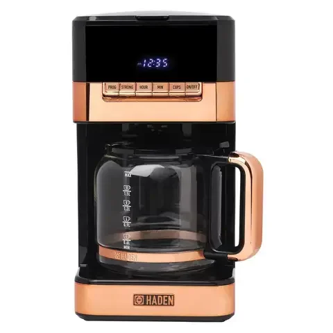 Haden Quintessential Brew 1.8 L Black/Copper Coffee Maker