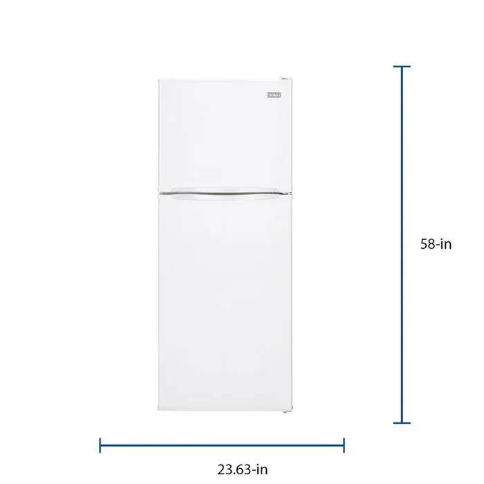 Haier 9.8-cu ft Top-Freezer Refrigerator (White)