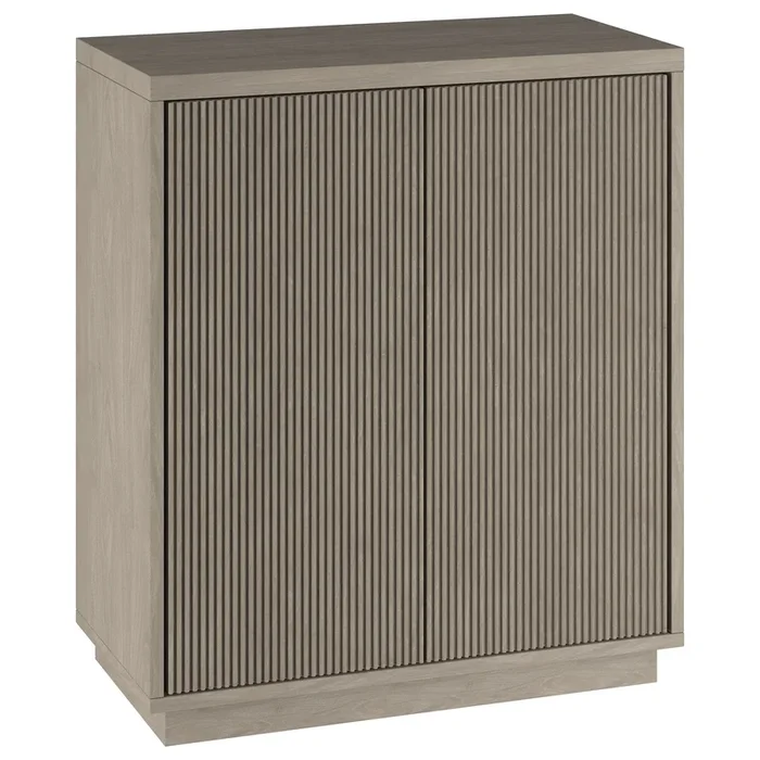Hailey Home Alston Antiqued Gray Oak 2-Shelf Office Cabinet