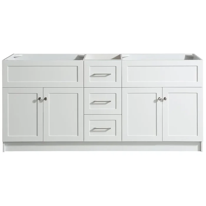 Hamlet 72 in. W x 21.5 in. D x 33.5 in. H Bath Vanity Cabinet Only in White