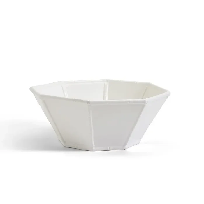 Hampton Faux Bamboo Fretwork Serving Bowl