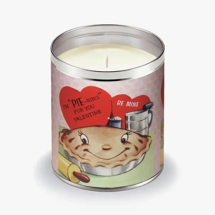 Hand-Poured Valentine Candle Pie-Ning for You (Sunshine Scent)