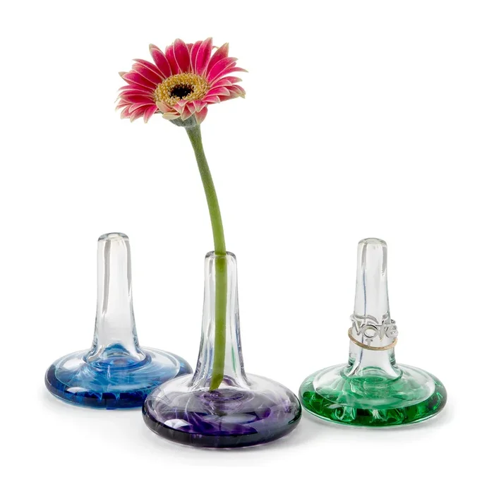 Handmade Birthstone Ring Holder Bud Vase