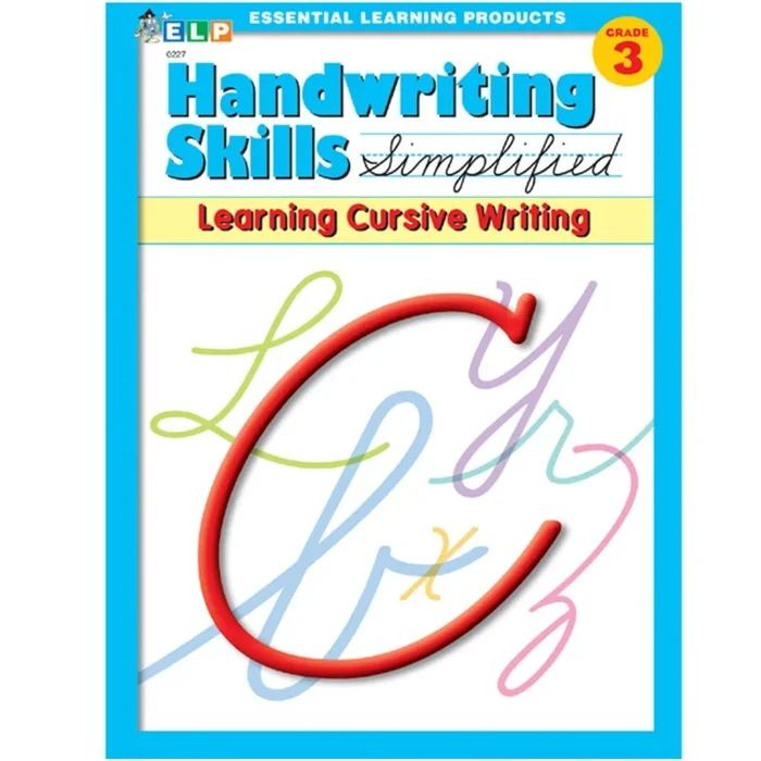 Handwriting Skills Simplified Learning Cursive Workbook