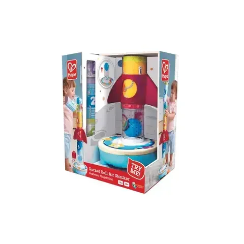 Hape Ball Air Stacker Multicolored 12 pc