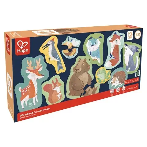 Hape Woodland Friends Puzzle Assorted 40 pc