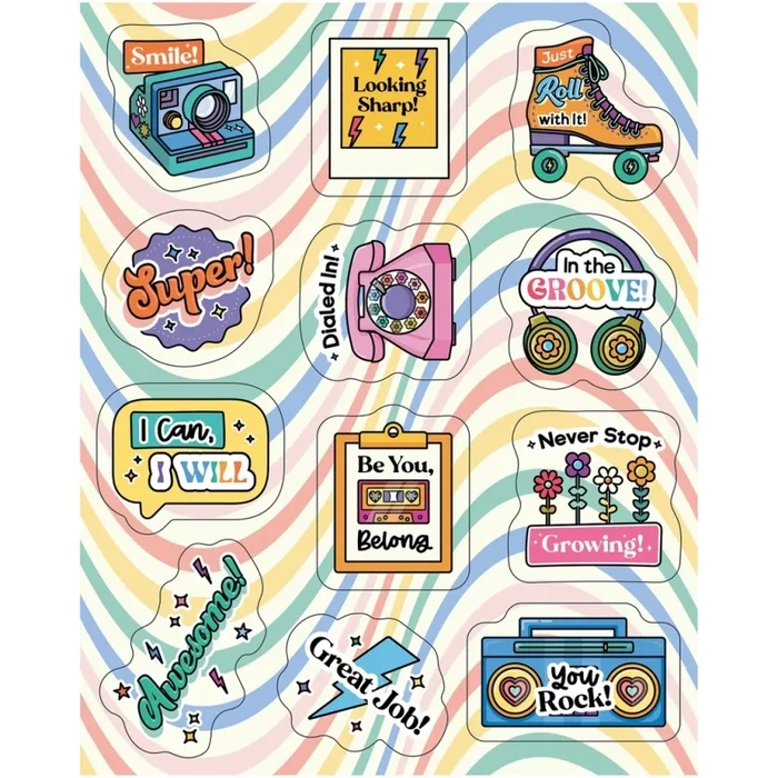 Happily Ever Elementary Retro Remix Motivators Motivational Stickers