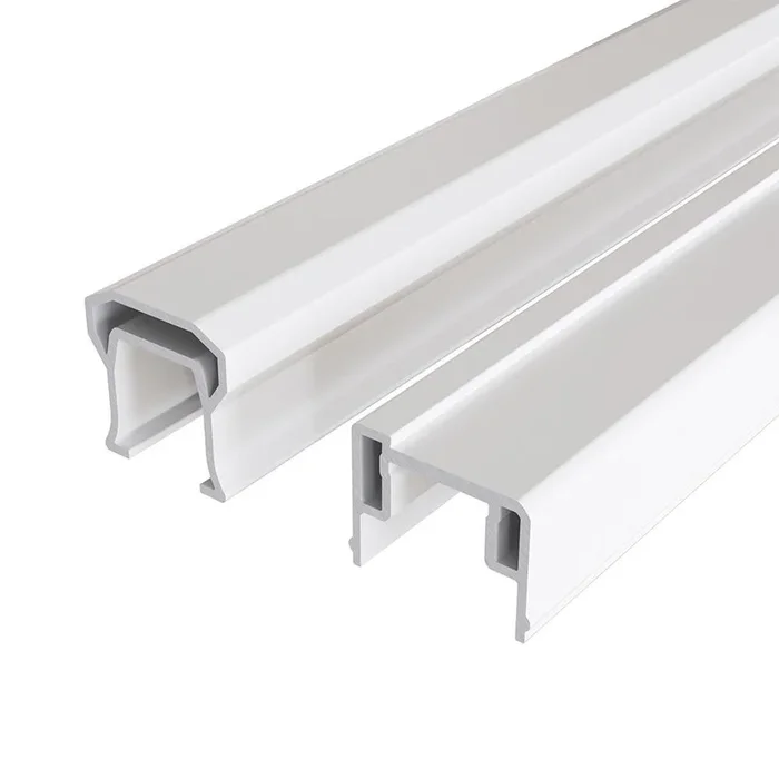 HavenView CountrySide 6 ft. x 42 in. Composite Line Section H-Channel Top Rail, Bottom Rail