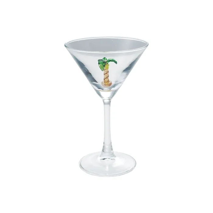 Hazel Mazel – Palm Tree Martini Glass