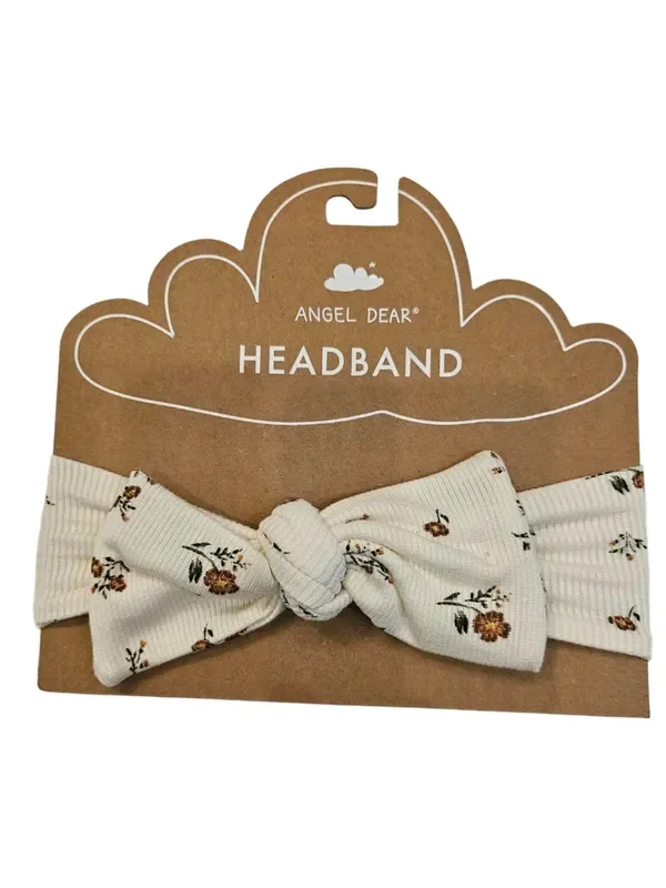 Head band- gauze – 12 -24 month-cream – jersey knit