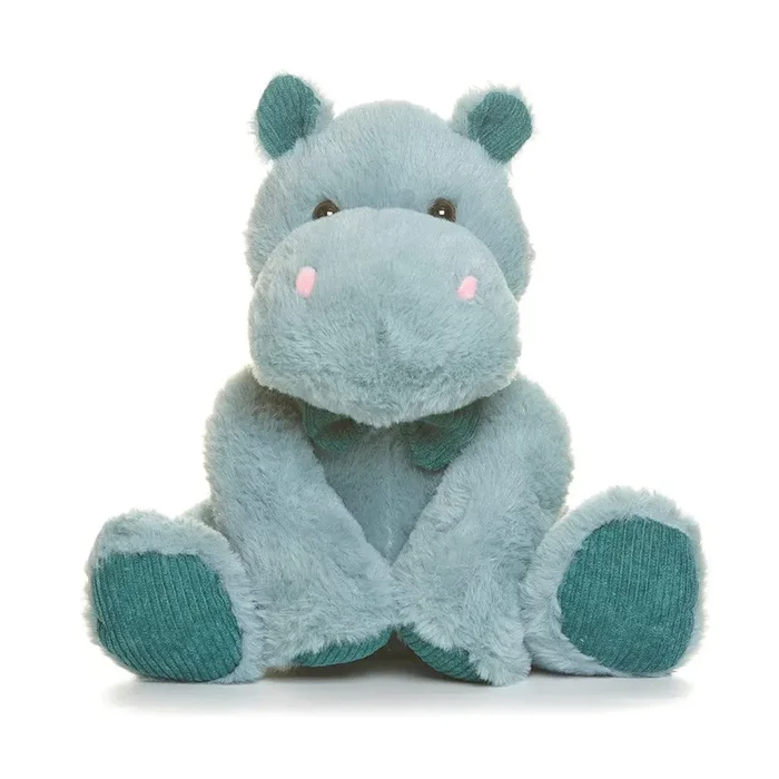 Heatable Plush Snuggable Hottie Green Hippo
