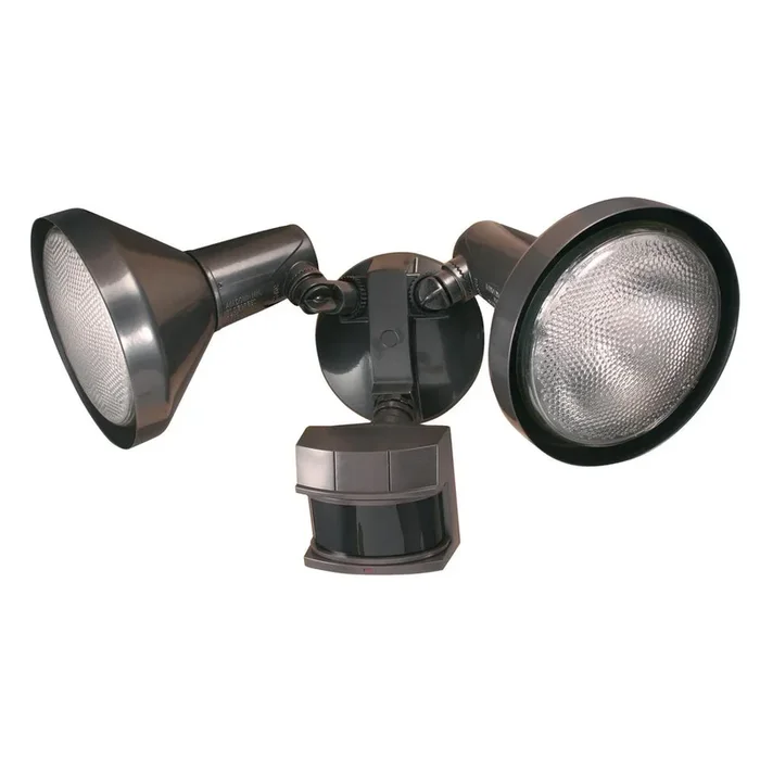 Heath Zenith 240° Bronze Motion Activated Outdoor Flood Light