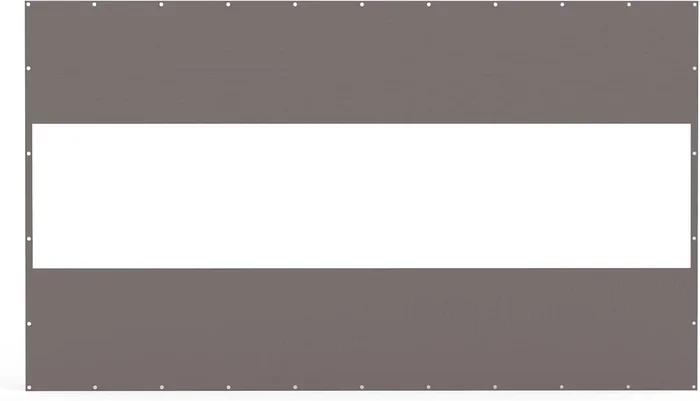 Heavy Duty Outdoor Clear Panel Curtain, 18 Oz Waterproof Pvc Polyester Curtain, Weather Resistant & Tearproof For Patios, Gazebos, Pergolas, Privacy Screen 7’H X 12’W, Gray Gray Plastic,Polyethylene