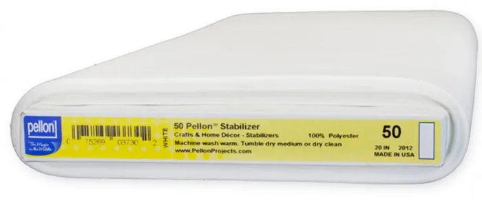 HEAVYWEIGHT PELLON SEW IN STABILIZER – by the Yard – 50P-WHT – 20″ Wide – Pellon