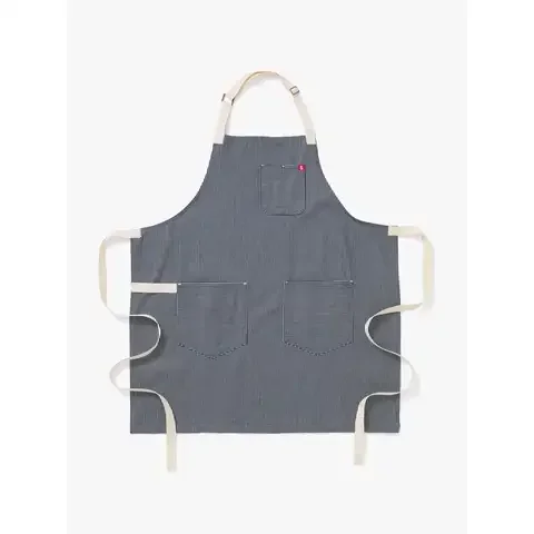 Hedley & Bennett Hickory Striped Cotton Apron