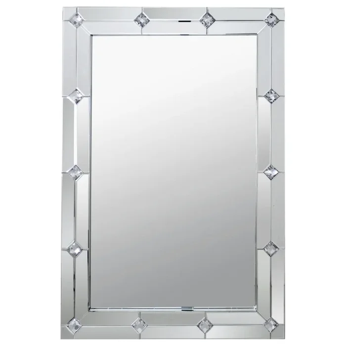 Hessa Wall Decor in Mirrored & Faux Rhinestones