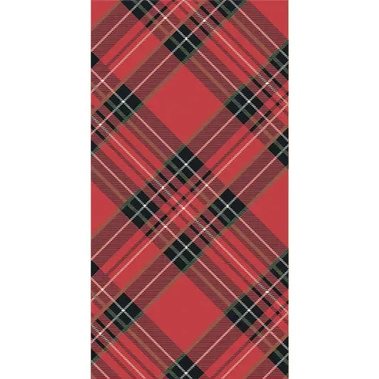 Hester & Cook – Red Plaid Paper Guest Towels