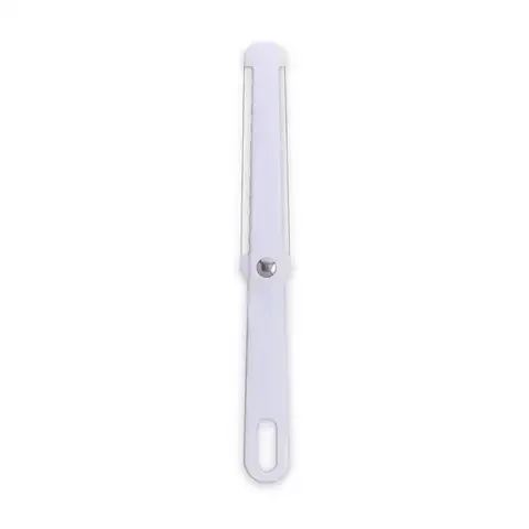 HIC Kitchen White Plastic/Stainless Steel Cheese Slicer
