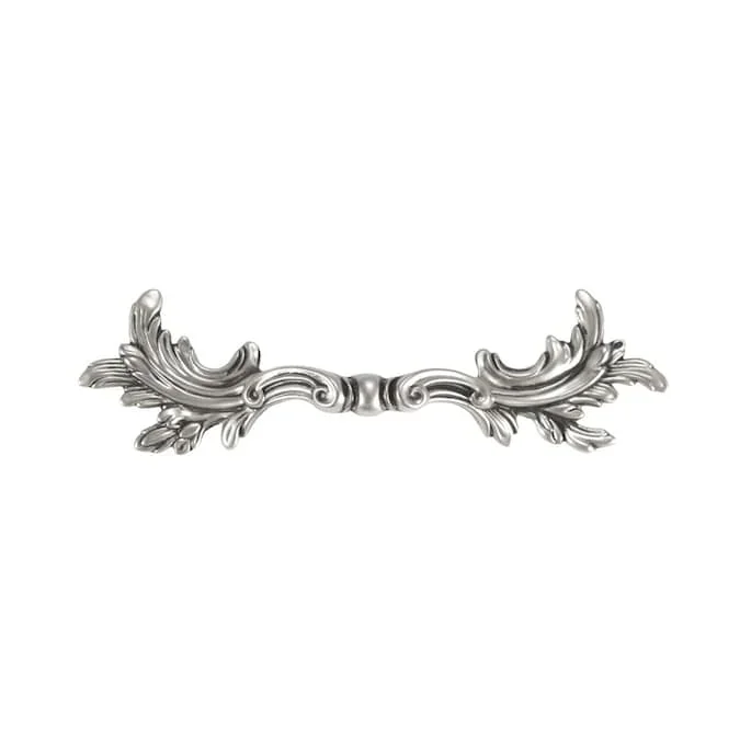 Hickory Hardware Manor House 3-in (76mm) Center to Center Silver Stone Novelty Handle Drawer Pull