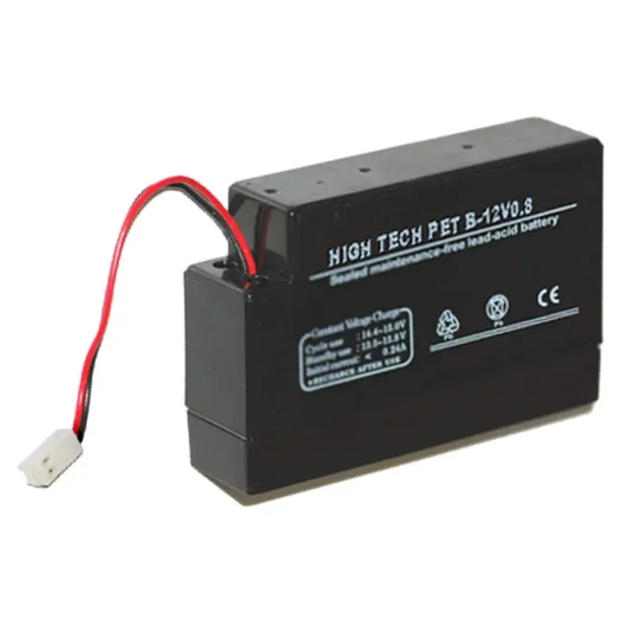 High Tech Pet Battery Backup for Humane Contain HC-8000 or X-10 Electronic Fence – Black, Provides 8 Hours of Power