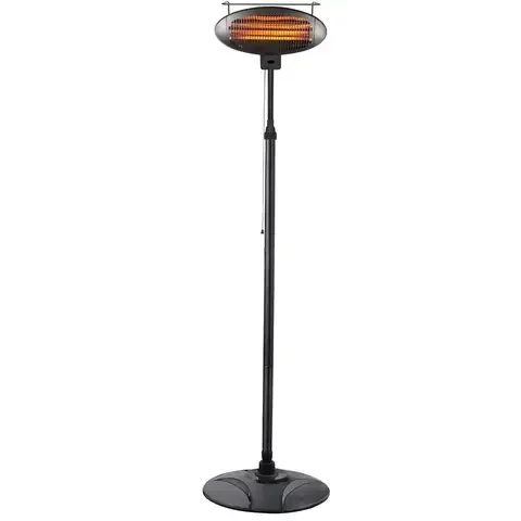 Hiland 0 BTU Electric Metal Freestanding Patio Heater 10 sq ft