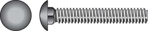 HILLMAN 1/2 in. X 4 in. L Hot Dipped Galvanized Steel Carriage Bolt 25 pk