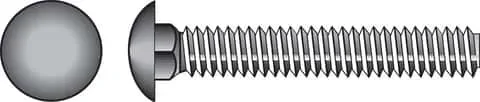 HILLMAN 1/2 in. X 6 in. L Zinc-Plated Steel Carriage Bolt 25 pk