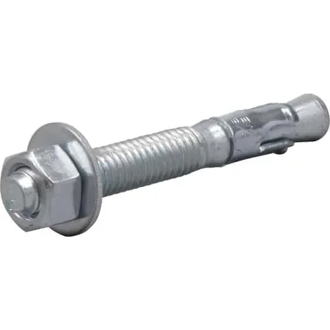 HILLMAN 3/8 in. D X 3 in. L Steel Round Head Wedge Anchor 25 pc