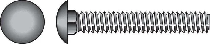 Hillman 3/8 in. X 5-1/2 in. L Hot Dipped Galvanized Steel Carriage Bolt 50 pk