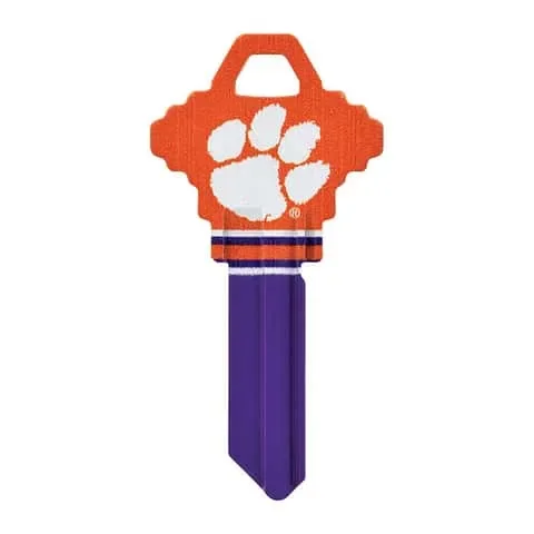 HILLMAN NCAA Clemson Tigers House/Office Key Blank 68 SC1 Single For Schlage Locks