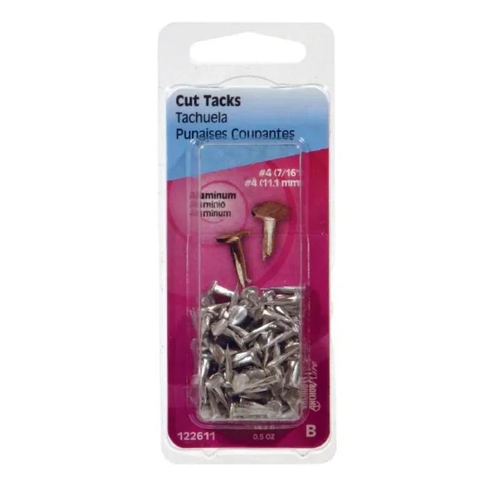 Hillman No. 6 X 1/2 in. L Silver Aluminum Cut Tacks 0.5 pk