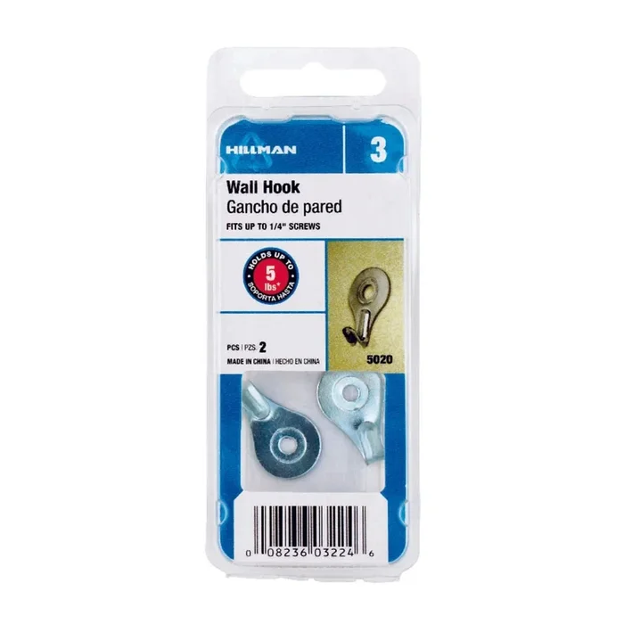 Hillman Utility Hooks 5 lb 2 pk