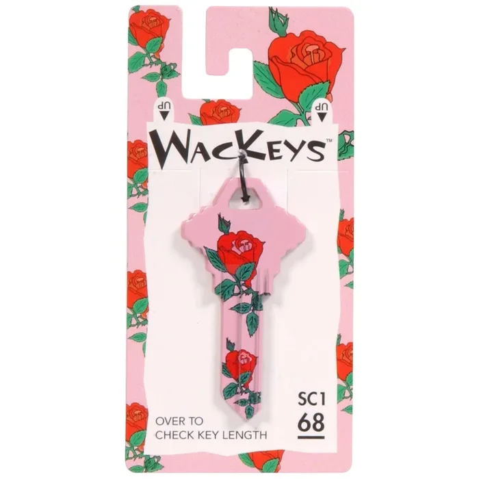 Hillman Wackey Rose House/Office Universal Key Blank Single