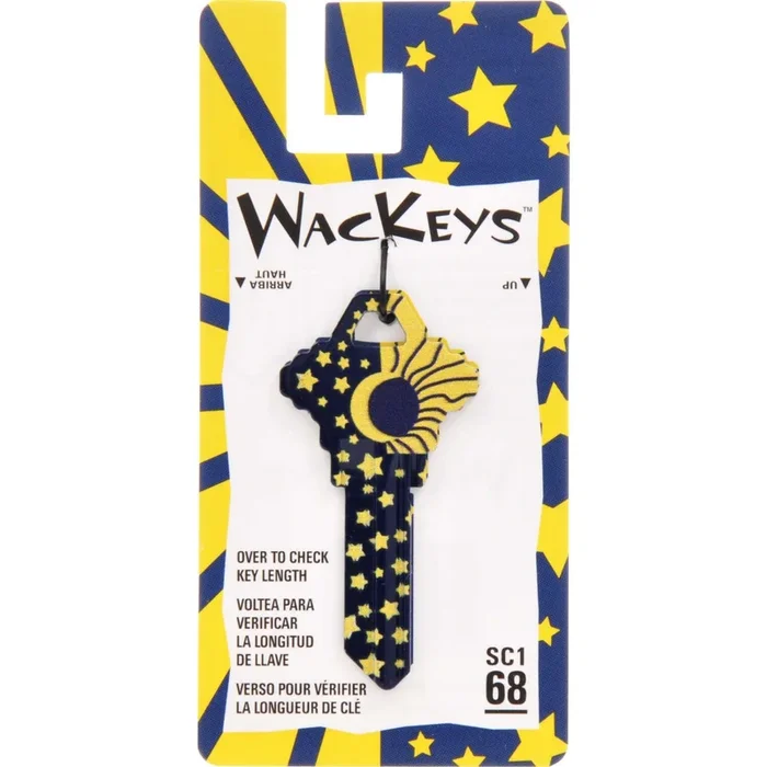 Hillman Wackey Sun & Moon House/Office Universal Key Blank Single