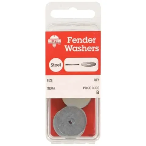 HILLMAN Zinc-Plated Steel 5/32 in. Fender Washer 1 pk