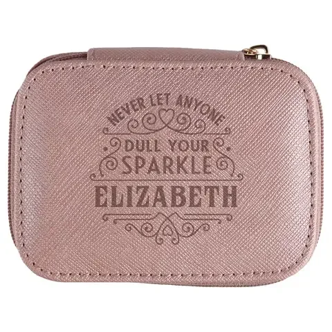 History & Heraldry Elizabeth Never Let Anyone Dull Your Sparkle Travel Jewellery Box 1 pk