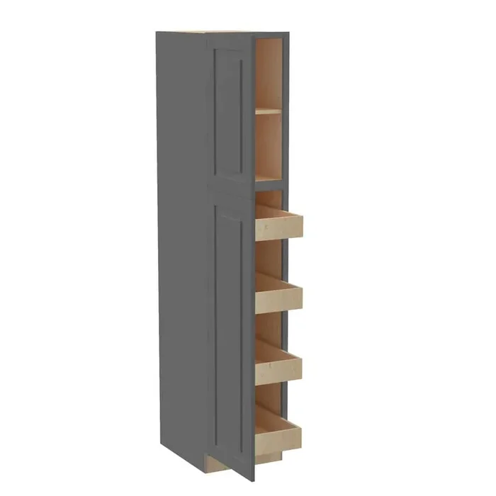 Home Decorators Collection Grayson Pantry Cabinet, Deep Onyx, 18x24x84